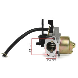 Carburatore per Motore a Scoppio 6,5 CV HP per Honda GX160 | Pezzo di Ricambio | Distanza tra Fori Fissaggio: 42 mm